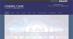 Desktop Screenshot of cathedralofhope.com
